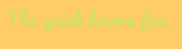 Image with Font Color D2DF64 and Background Color FFCC66